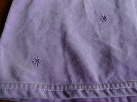 Fialové sametové šaty, next,92