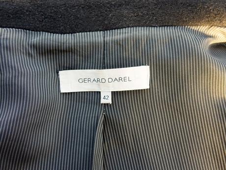 Teplý vlnený kabát s kapucňou, xl