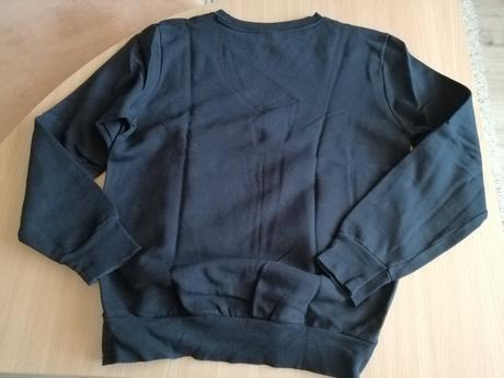 Čierna mikina so psíkom, veľkosť m, h&m, h&m,m