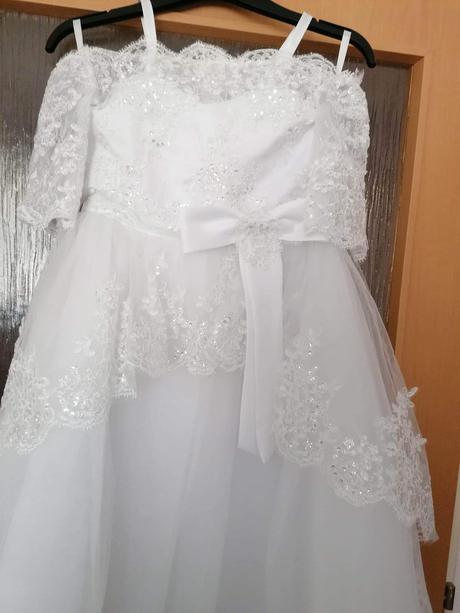 Šaty na 1.sv prijmanie, 128 / 134 / 140