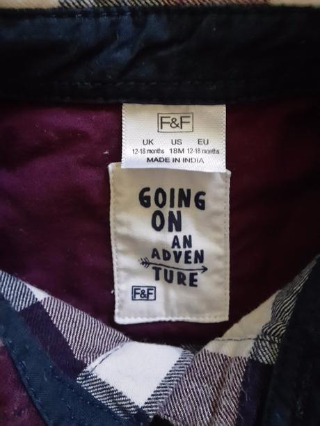 Nenosená košeľa, f&f,86