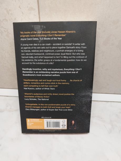 J. h. khemiri - every thing i dont remember, 