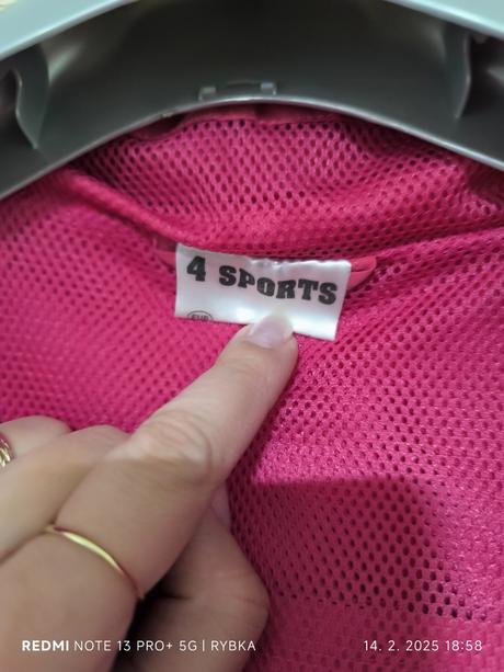 Tenká bunda na beh, l