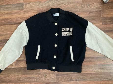 Mikina styl bomber bershka, bershka,s
