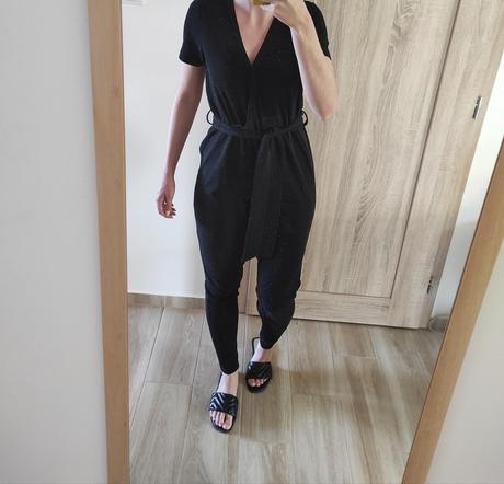 Čierny dlhý overal, gate,s / xs