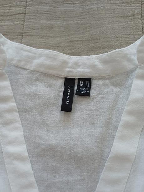 Biela predĺžená košeľa vero moda č.xs, s, vero moda,s