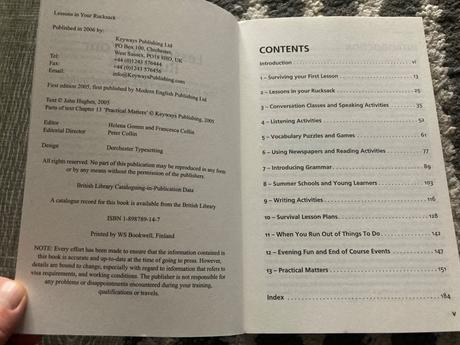 Lessons in your rucksack (2006), 