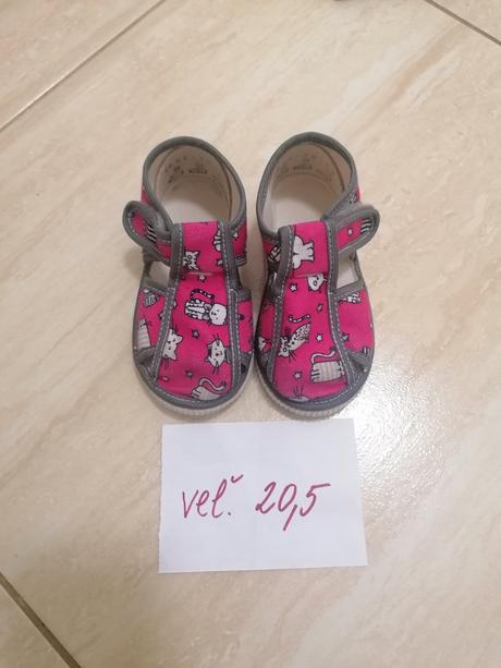 Papučky 20,5, 20