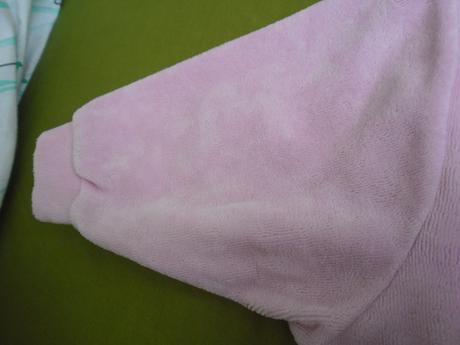 Hrubšia mikina/kabátik č.68 velúrová ružová, george,68