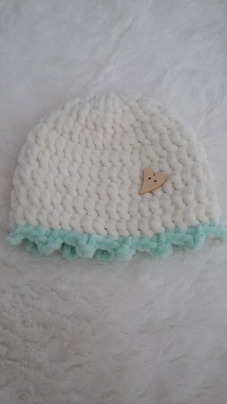 Ciapocka pre novorodenca - siva a kremova, 56