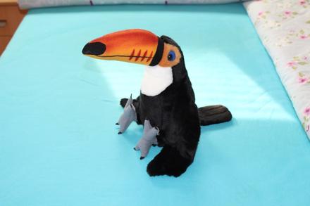 Plyšový tukan 30cm, 