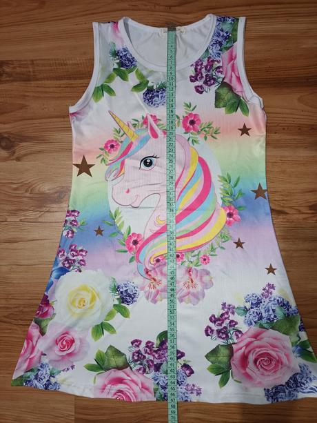 Šatôčky s jednorožcom, veľkosť 140/146 cm, 140