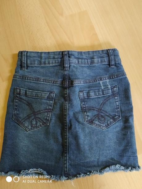 Riflová suknička, kik,134