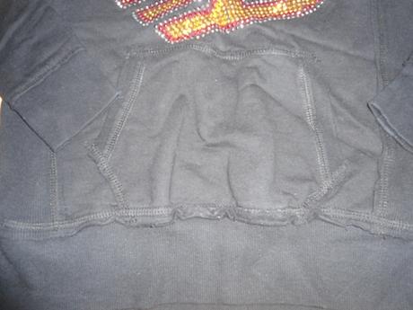 Cierna mikina, xs
