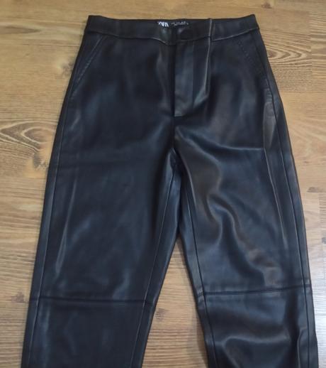 Nohavice kožené s, zara,s