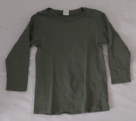 Tričko tmavo-zelené/kaki h&m 92, h&m,92