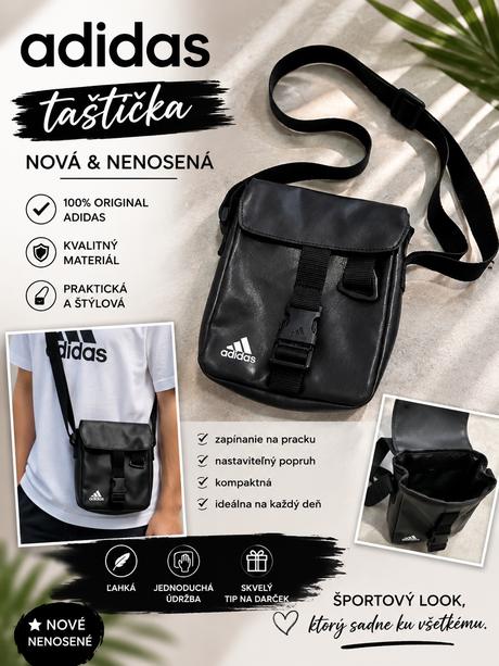 Adidas pánska taštička cez plece, adidas
