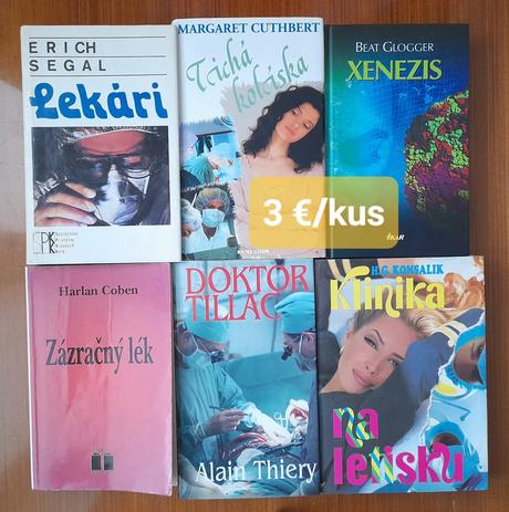 Lekárske romány a trilery, 