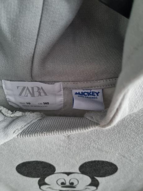 Mikinové šaty/predĺžená mikina, zara,140