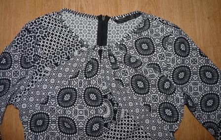 Čiernobiele šaty, zara,s