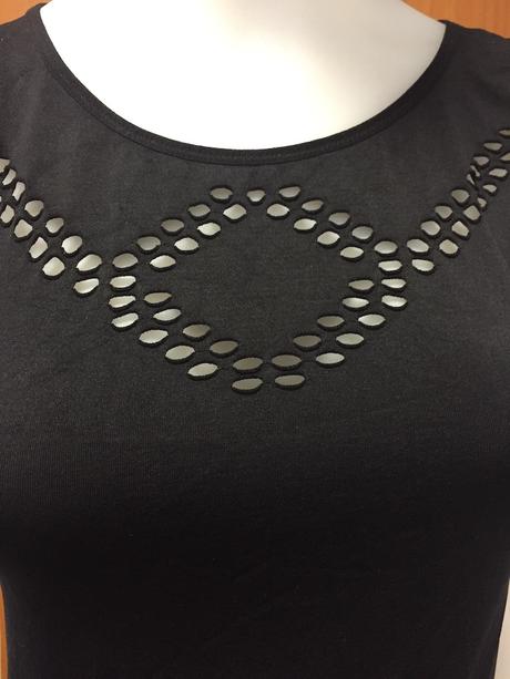 Dierkovaný top, xl/xxl, sedí s/m, m