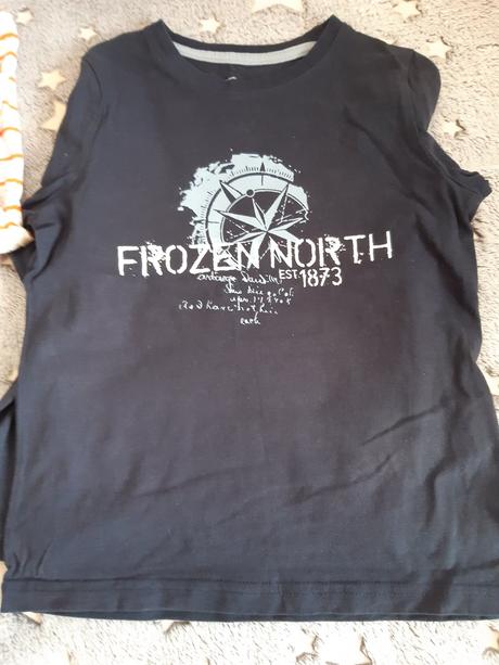 Tričká dlhý rukáv 8ks, f&f,116