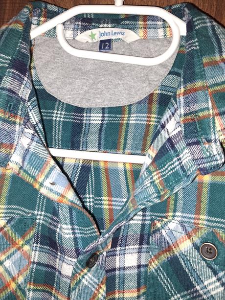 Košeľa kockovaná 146/152, john lewis,146