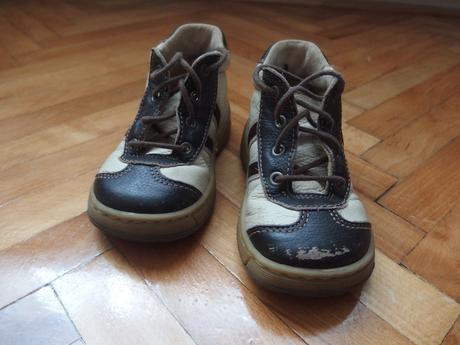 Chlapčenské kožené topánky, pegres,22
