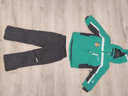 Lyžiarska vetrovka + otepovacky, 128