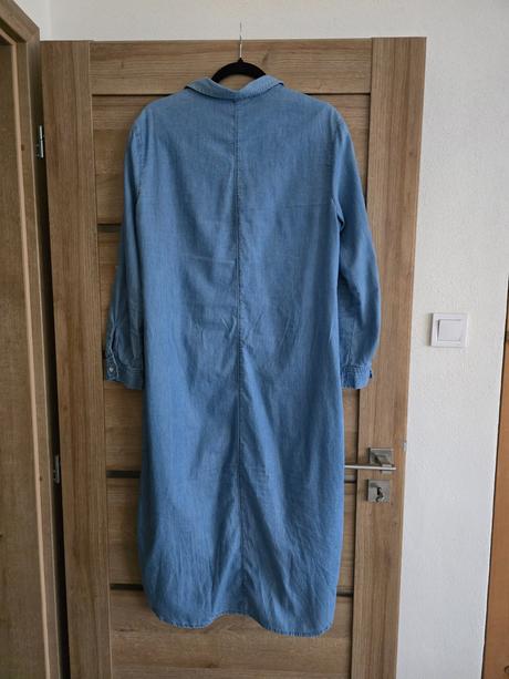 Riflove midi šaty, l