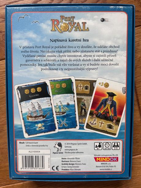 Port royal - napínavá kartová hra, 