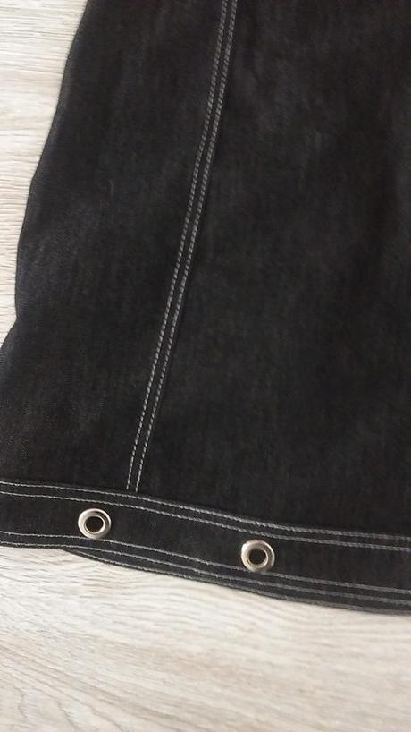 Damske cierne riflove saty 42v, 42