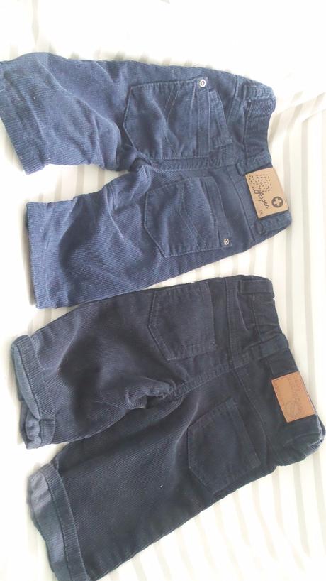 Znackove menčestracky trendy strihu, modre, marks & spencer,62