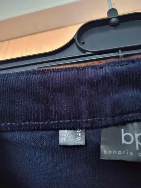 Nové kordové nohavice, bonprix,48