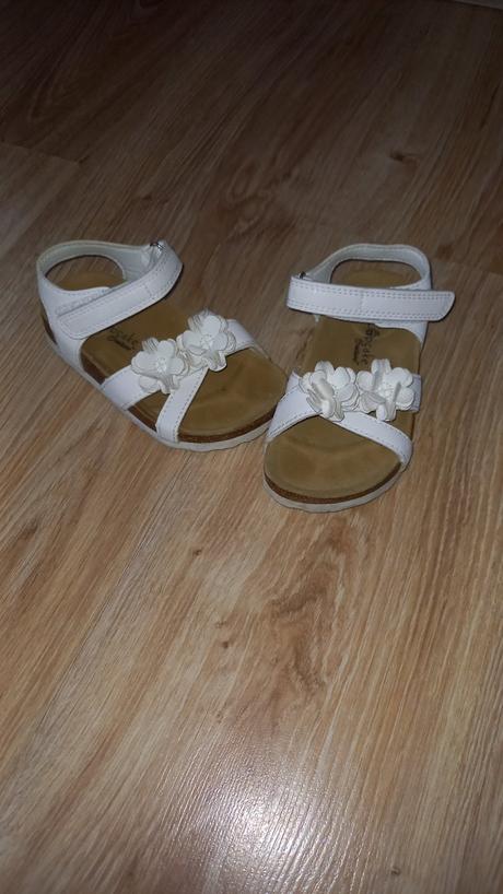 Biele sandále 24, cupcake,24