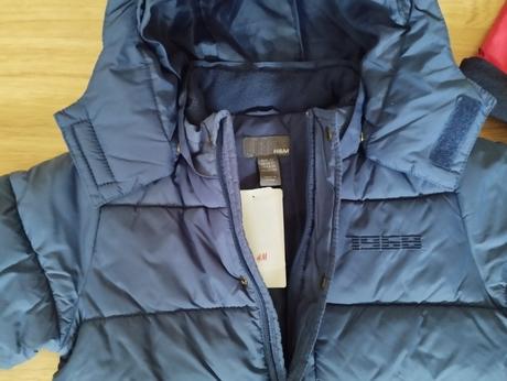 Nenosená vetrovka h&m veľ. 92 a set zimný, h&m,92