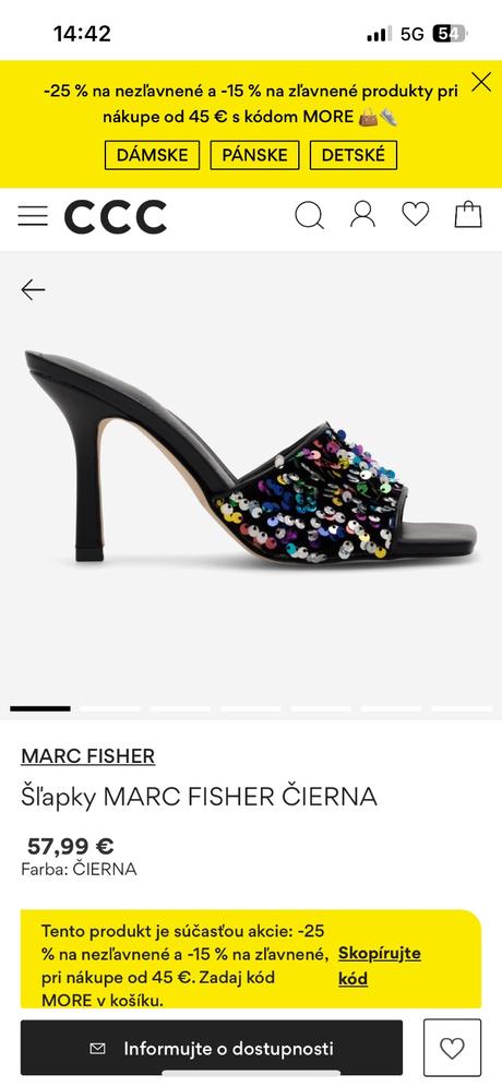 Šľapky na opätku, 37