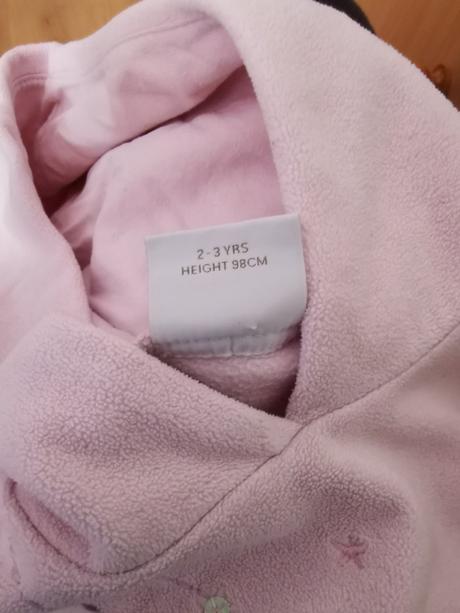 Mikina flisova s motylikom, next,98