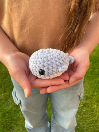 Predám ručne uháčkovanú veľrybku bublinku, 