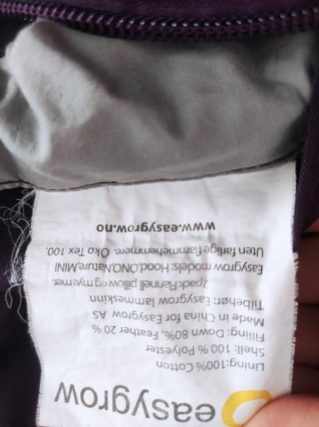 Teplý fusak easygrow  fialový, 