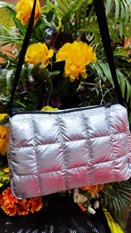 Calvin klein strieborná kabelka, calvin klein