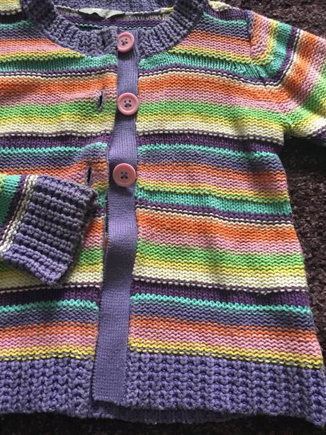 Farebny pleteny svetrik, lindex,110