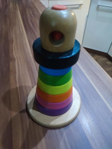 Drevená veža maják ikea, 