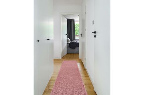 Behúň soffi shaggy 5cm svetlo ružový - 60x300 cm,