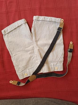 Ľahké kraťasy s trakmi, 86