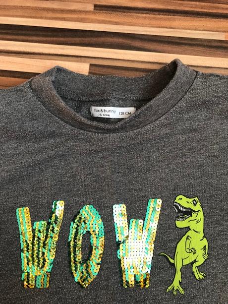 Tricko dinosaurus, fox & bunny,122