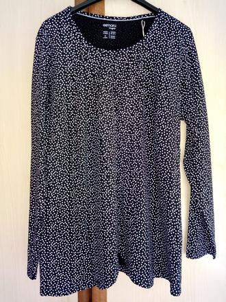 Blúzka bodkovaná prestrihnutá 40/42, esmara,40