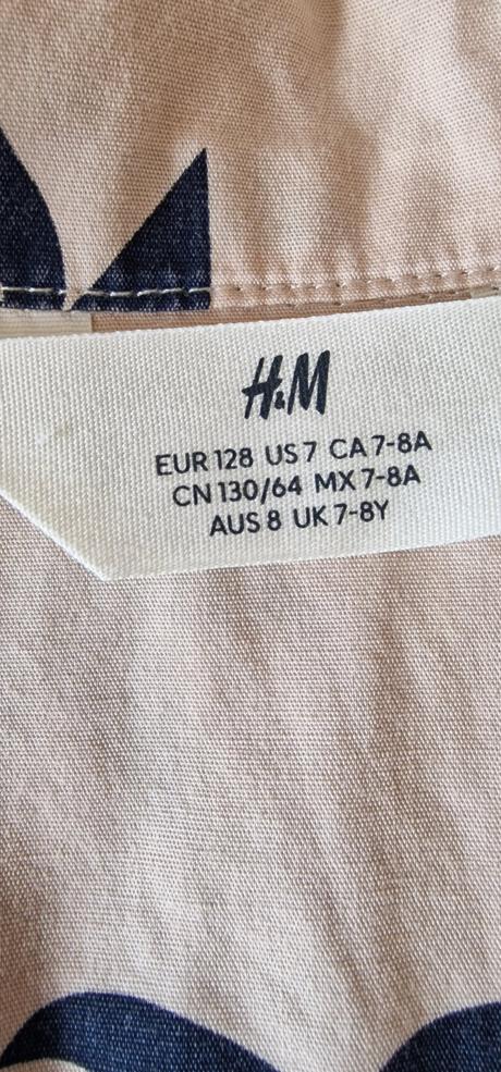 Košeľa, h&m,128
