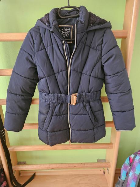 Zimná bunda pre dievčatko, 146