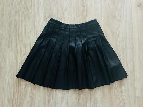 Štýlová plisovaná koženková sukňa tally weijl, tally weijl,s
